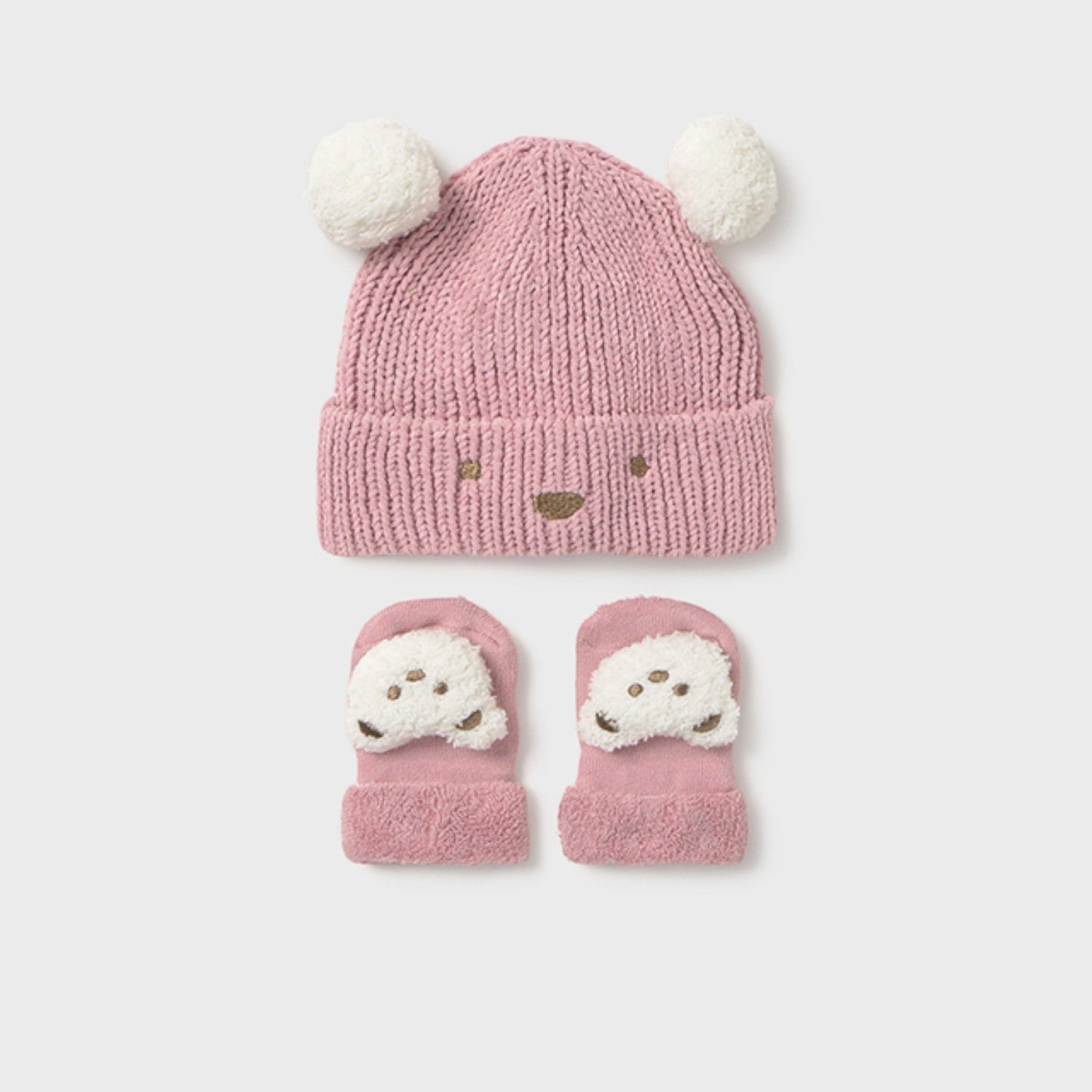 Set cappello e calzini Rosa 9933/82 corredino e abbigliamento neonato | NANU' BABY