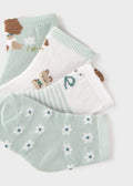 Set Cotone Calze Verde 9054/50 corredino e abbigliamento neonato | NANU' BABY