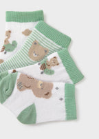 Set Cotone Calzini Verde 9049/39 corredino e abbigliamento neonato | NANU' BABY