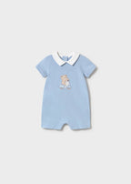 Set Cotone Pagliaccetti Turchese 1715/93 corredino e abbigliamento neonato | NANU' BABY
