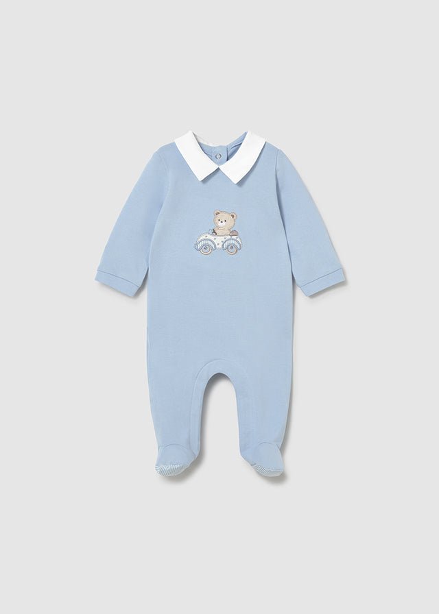 Set Cotone Pagliaccetti Turchese 1716/93 corredino e abbigliamento neonato | NANU' BABY
