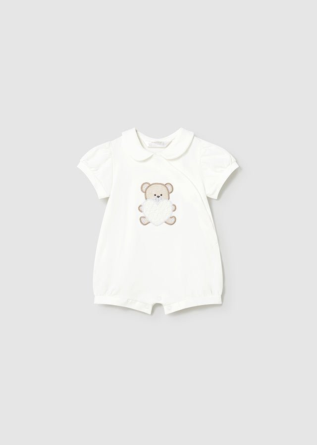 Set Cotone Tutine Avorio 1704/88 corredino e abbigliamento neonato | NANU' BABY