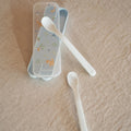 Set cucchiai 2 pezzi Blu 108032065408 corredino e abbigliamento neonato | NANU' BABY