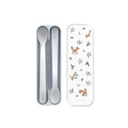 Set cucchiai 2 pezzi Blu 108032065408 corredino e abbigliamento neonato | NANU' BABY
