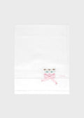 Set Lenzuolino Bianco Rosa EK51LE/R corredino e abbigliamento neonato | NANU' BABY