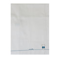 Set Lenzuolino Culla 3 Pezzi Neonato Cotone 100% Blu IN59LE/Z corredino e abbigliamento neonato | NANU' BABY