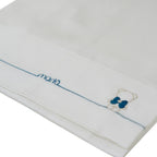 Set Lenzuolino Culla 3 Pezzi Neonato Cotone 100% Blu IN59LE/Z corredino e abbigliamento neonato | NANU' BABY