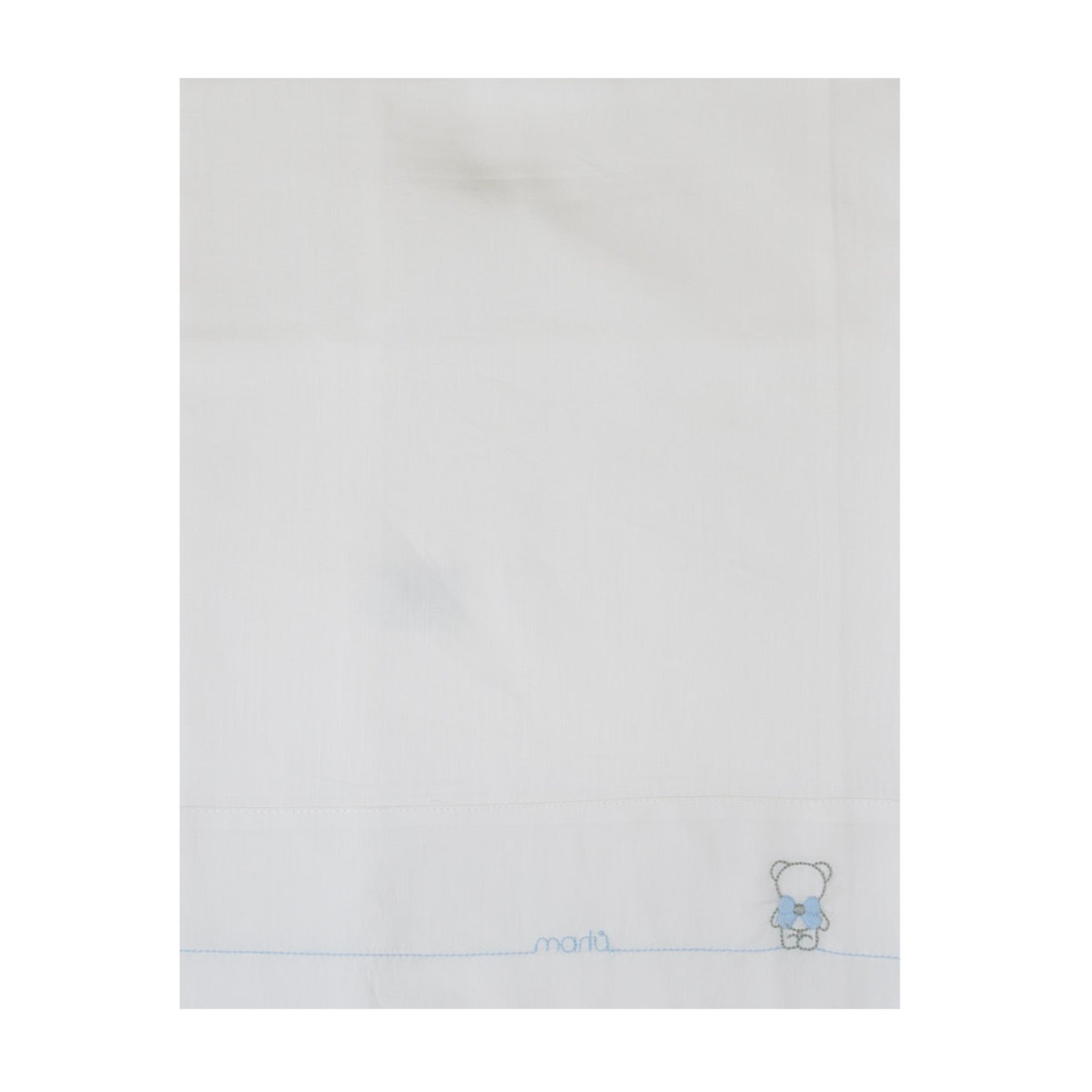 Set Lenzuolino Culla 3 Pezzi Neonato Cotone 100% Cielo IN59LE/C corredino e abbigliamento neonato | NANU' BABY