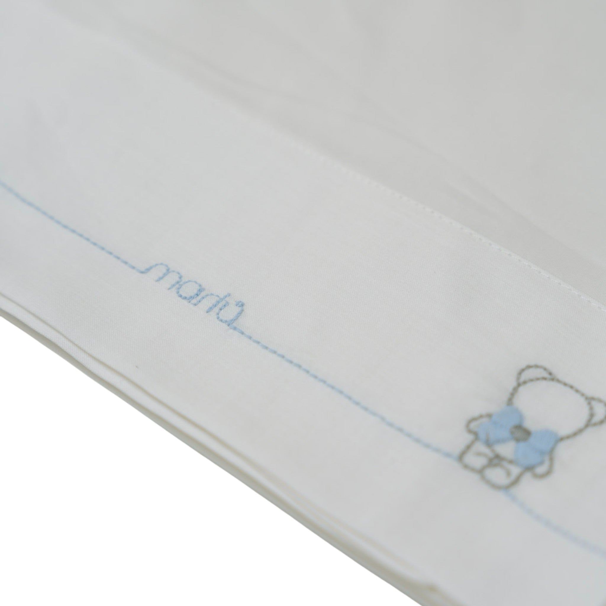 Set Lenzuolino Culla 3 Pezzi Neonato Cotone 100% Cielo IN59LE/C corredino e abbigliamento neonato | NANU' BABY
