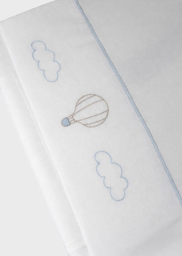 Set Lenzuolino Mongolfiera Cielo EK50LE corredino e abbigliamento neonato | NANU' BABY