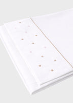 Set Lenzuolino Pois Rosa EK59LE/R corredino e abbigliamento neonato | NANU' BABY