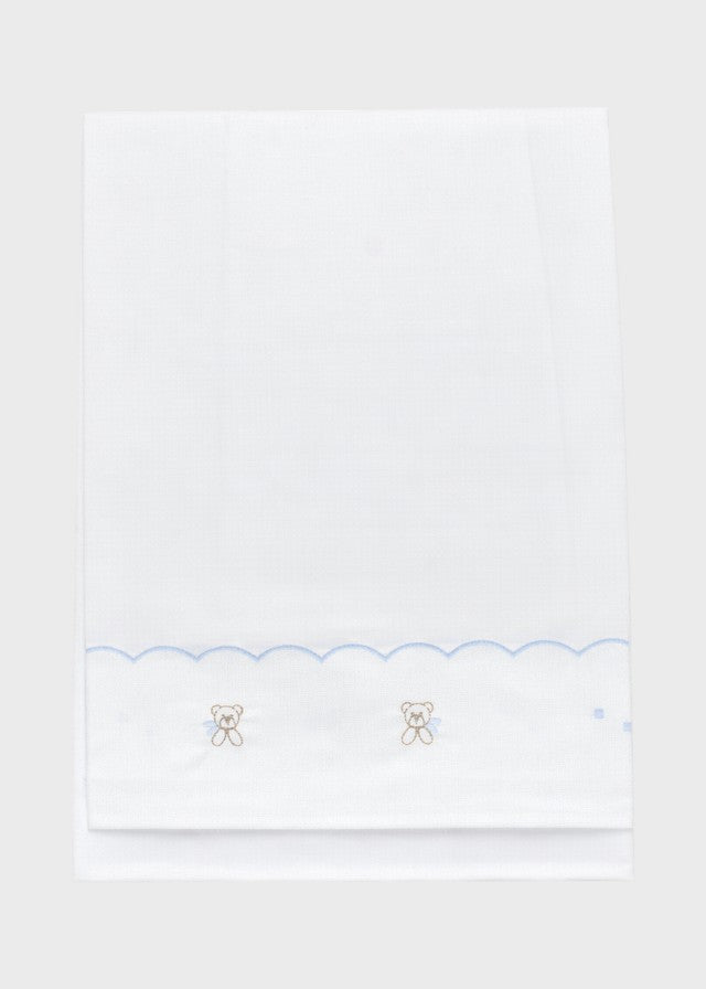 Set Lenzuolino Teddy Cielo EK57LE/C corredino e abbigliamento neonato | NANU' BABY