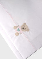 Set Lenzuolino Teddy Rosa EK60LE/R corredino e abbigliamento neonato | NANU' BABY