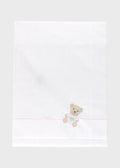 Set Lenzuolino Teddy Rosa EK60LE/R corredino e abbigliamento neonato | NANU' BABY