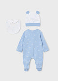 Set Regalo Cotone Turchese 1728/81 corredino e abbigliamento neonato | NANU' BABY