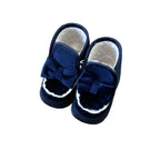 Stivaletti Bimba BLU Velluto Ecopelliccia - AMBARABA' corredino e abbigliamento neonato | NANU' BABY