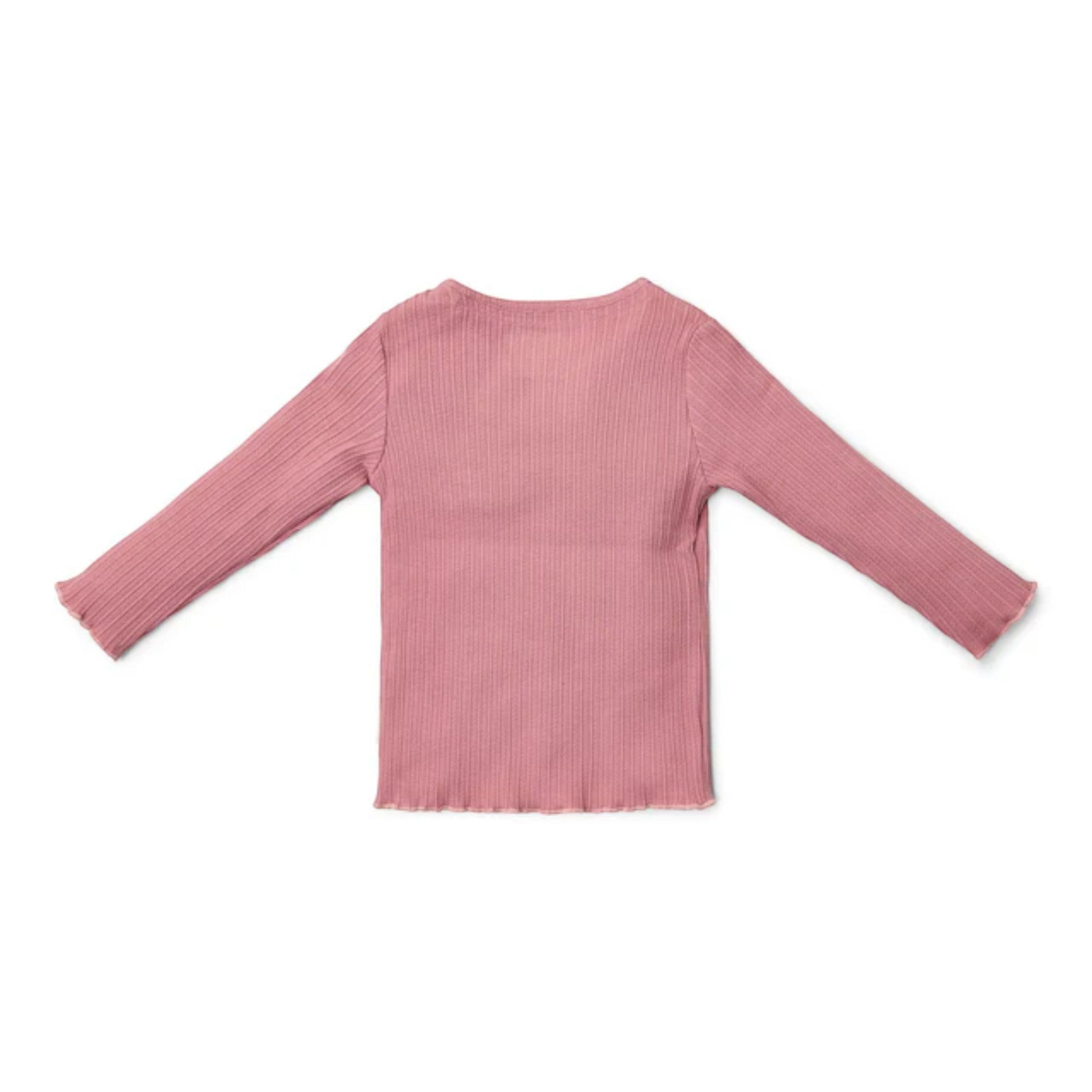 T-shirt a costine a manica lunga - Giardino delle fate Rosa CL25091013 corredino e abbigliamento neonato | NANU' BABY