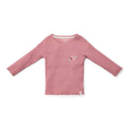 T-shirt a costine a manica lunga - Giardino delle fate Rosa CL25091013 corredino e abbigliamento neonato | NANU' BABY