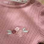 T-shirt a costine a manica lunga - Giardino delle fate Rosa CL25091013 corredino e abbigliamento neonato | NANU' BABY