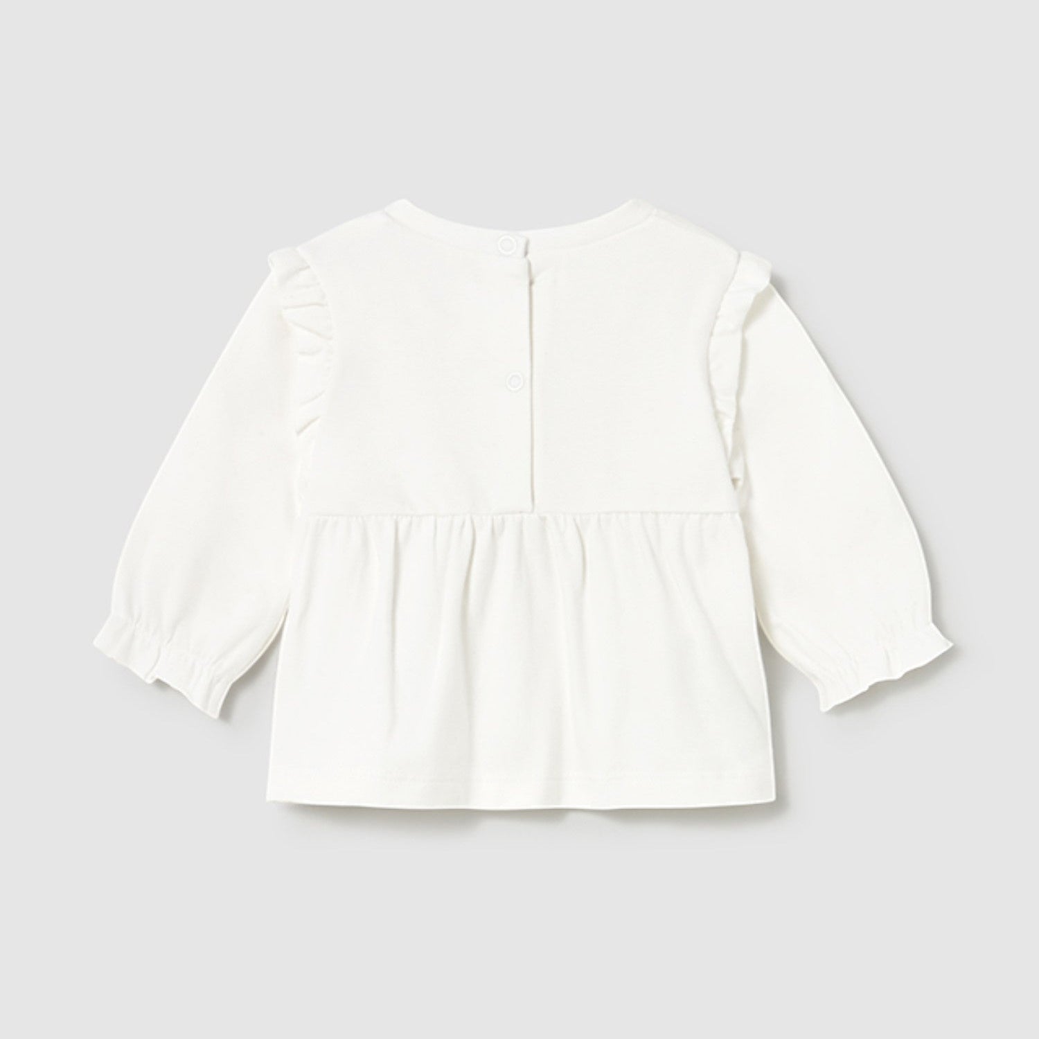T-Shirt Bimba ECRU 2055/27 corredino e abbigliamento neonato | NANU' BABY