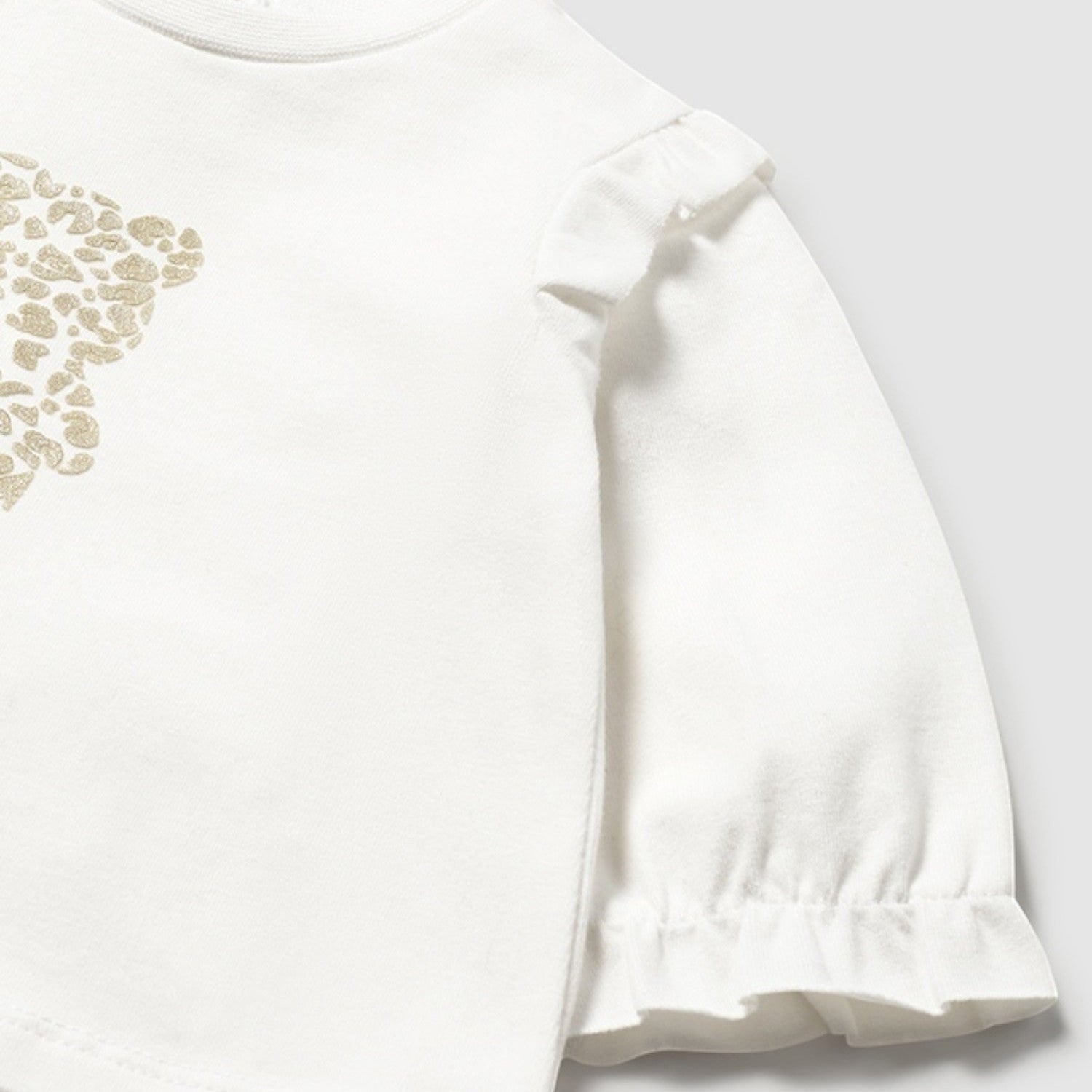 T-Shirt Bimba ECRU 2055/27 corredino e abbigliamento neonato | NANU' BABY