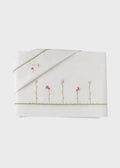 White Rococo Flowers Sheet PICCI/LN-R