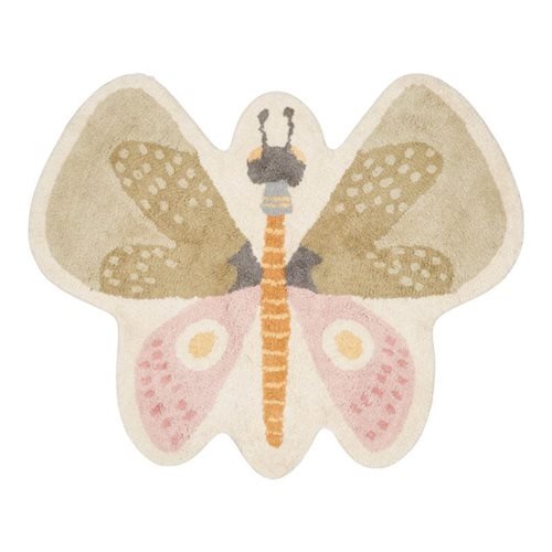 Tappeto Butterfly ROSA RU10311415 corredino e abbigliamento neonato | NANU' BABY