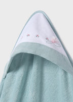 Telo Bagnetto Cotone Verde 9117/80 corredino e abbigliamento neonato | NANU' BABY