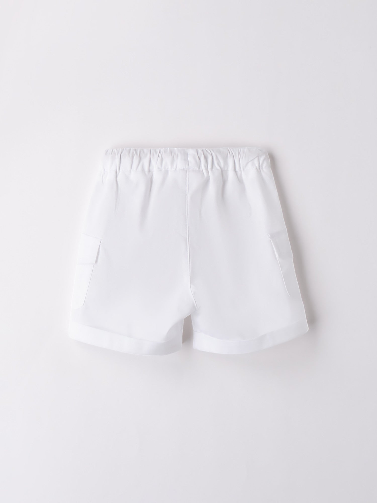 Classic White Cotton Bermuda Shorts 3B629/0113