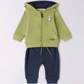 Tuta Jogging Due Pezzi Bimbo Verde 3F632/5223 corredino e abbigliamento neonato | NANU' BABY