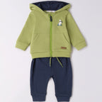 Tuta Jogging Due Pezzi Bimbo Verde 3F632/5223 corredino e abbigliamento neonato | NANU' BABY