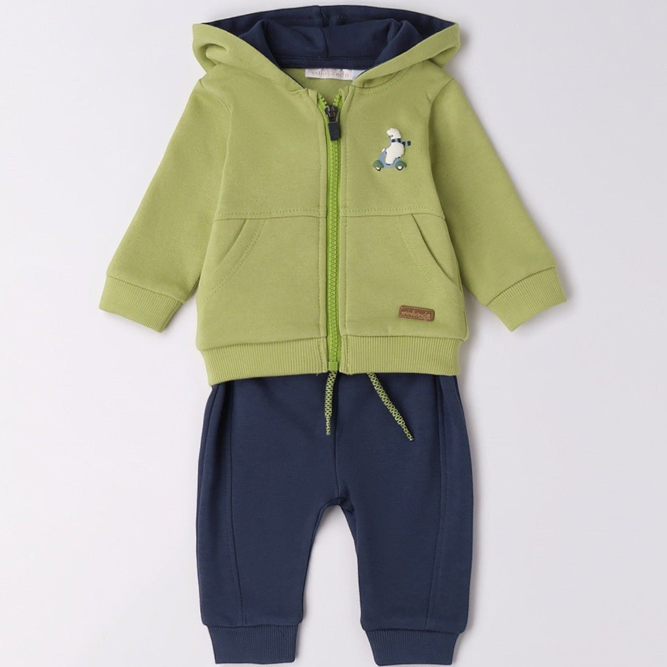 Tuta Jogging Due Pezzi Bimbo Verde 3F632/5223 corredino e abbigliamento neonato | NANU' BABY