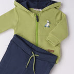 Tuta Jogging Due Pezzi Bimbo Verde 3F632/5223 corredino e abbigliamento neonato | NANU' BABY