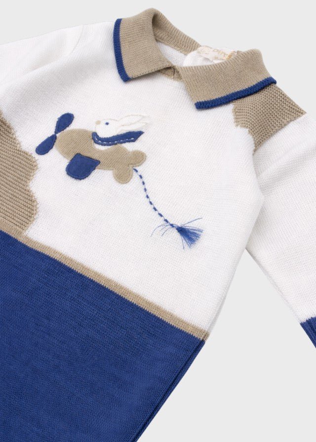 Tutina Bunny Azzurro 8030 corredino e abbigliamento neonato | NANU' BABY