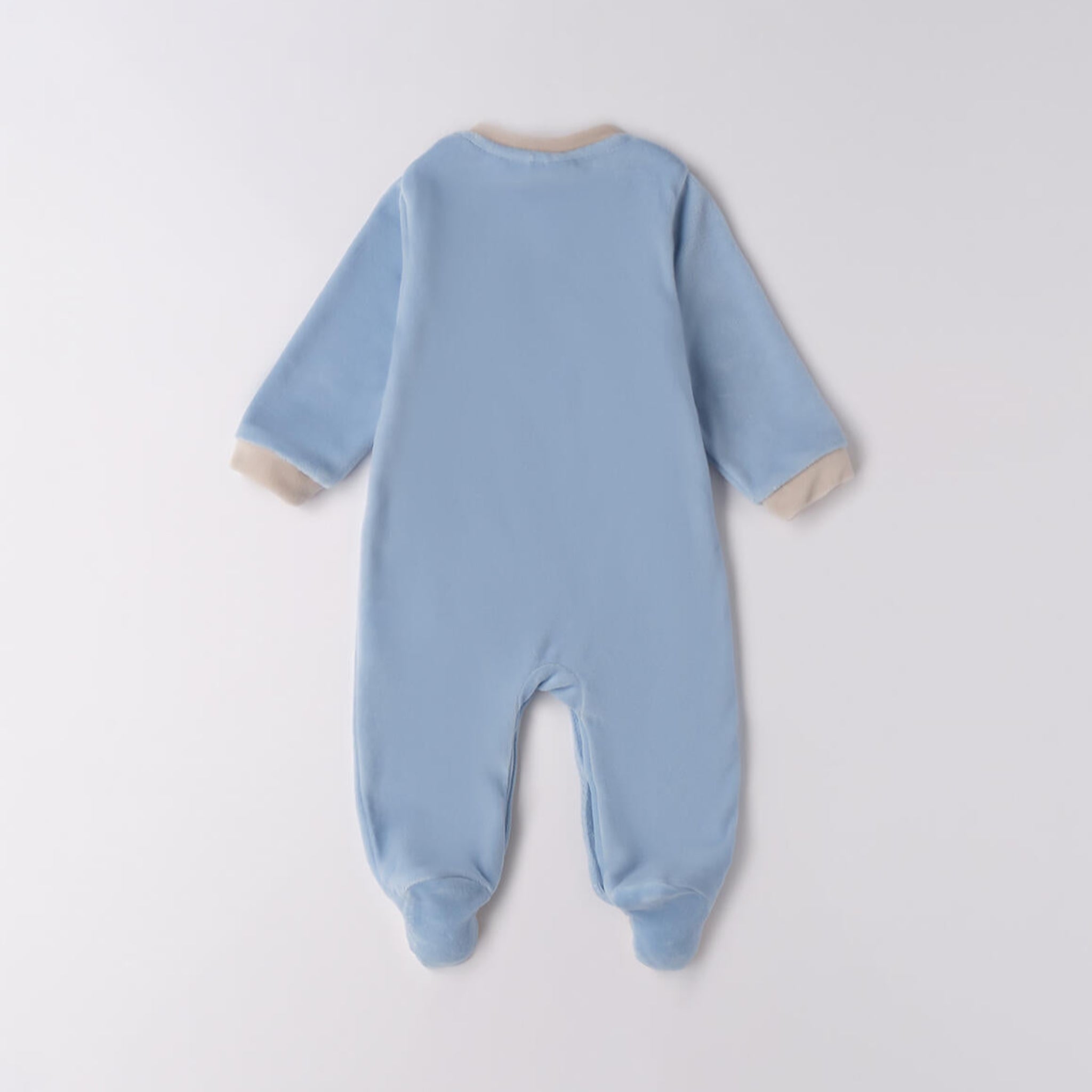 Tutina Ciniglia Con Piede Neonato Blu 3F650/3964 corredino e abbigliamento neonato | NANU' BABY