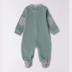 Tutina Ciniglia Con Piede Neonato Verde 3F647/4136 corredino e abbigliamento neonato | NANU' BABY