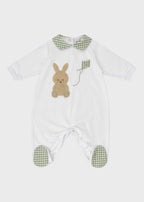 Tutina Coniglietto Aquilone Verde EK5414M/V corredino e abbigliamento neonato | NANU' BABY