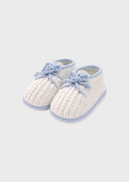 Tutina Cotone Fiocchetti Cielo ENEA/TU corredino e abbigliamento neonato | NANU' BABY
