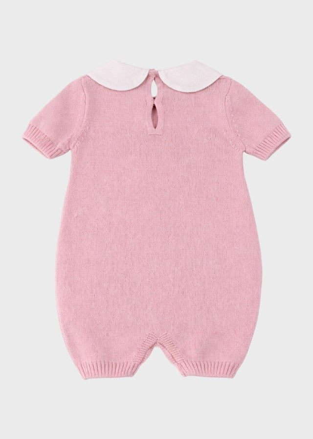 Tutina Cotone Fiocco Rosa 355 corredino e abbigliamento neonato | NANU' BABY