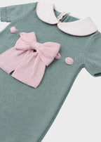 Tutina Cotone Fiocco Verde 355/V corredino e abbigliamento neonato | NANU' BABY