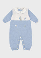 Tutina Cotone Ricami Mare DORY/TU corredino e abbigliamento neonato | NANU' BABY