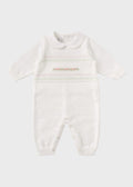 Tutina Cotone Rosa Pesco EK1310 corredino e abbigliamento neonato | NANU' BABY