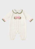 Tutina Cotone Rosa Pesco EK1810 corredino e abbigliamento neonato | NANU' BABY