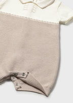 Tutina Cotone Tricot Avorio 1603/60 corredino e abbigliamento neonato | NANU' BABY