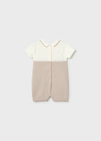 Tutina Cotone Tricot Avorio 1603/60 corredino e abbigliamento neonato | NANU' BABY
