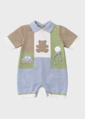 Tutina Cotone Verde MF648276/4470 corredino e abbigliamento neonato | NANU' BABY