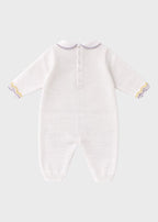Tutina Cuore Fiocchetto Marsala EK1010/R corredino e abbigliamento neonato | NANU' BABY