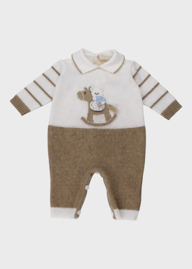 Tutina Dondolo Tortora 8046 corredino e abbigliamento neonato | NANU' BABY