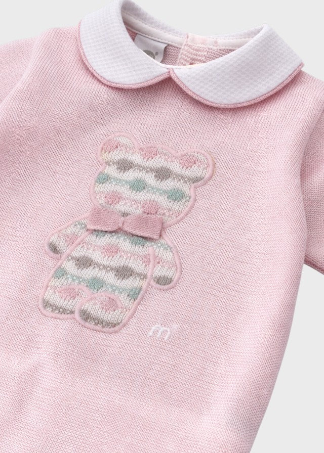 Tutina Filo Cotone Rosa EK5110BIS/R corredino e abbigliamento neonato | NANU' BABY