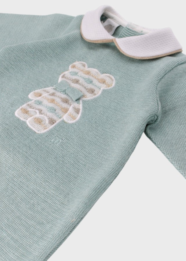 Tutina Filo Cotone Verde EK5110BIS/V corredino e abbigliamento neonato | NANU' BABY